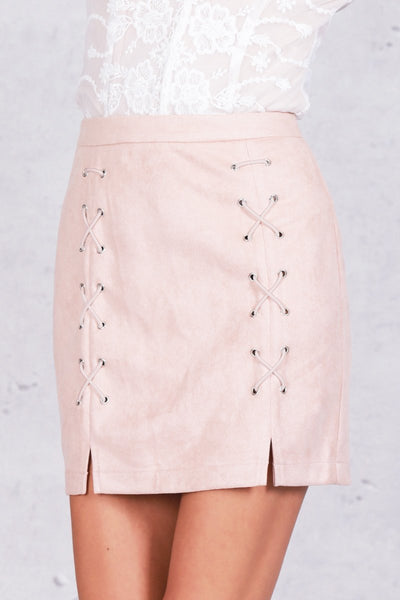 Cross - Lace Up Skirt