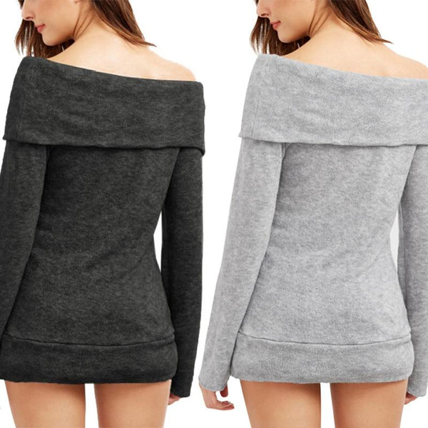Morgan - Off the Shoulder Pullover Sweater