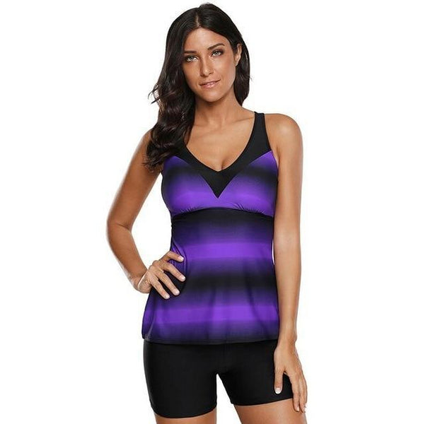 Isabel - Bold Ombre Two Piece Tankini
