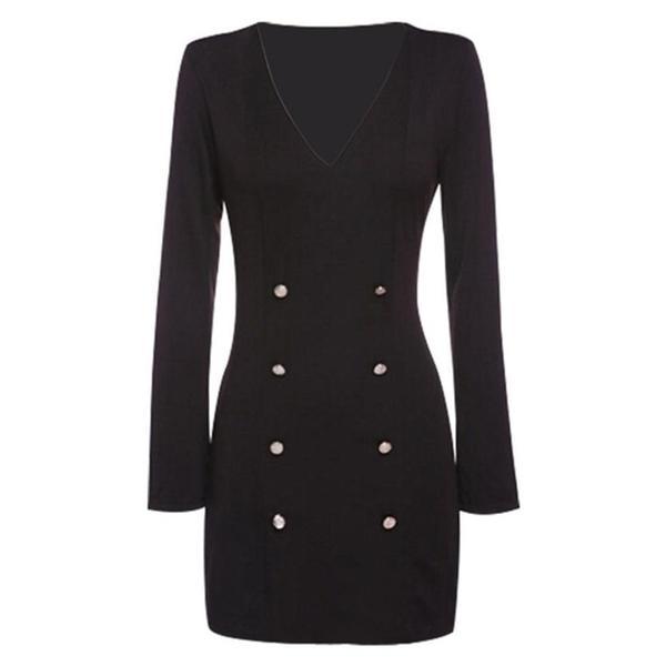 Tyne - Slim Fit Double Breasted Trench Dress