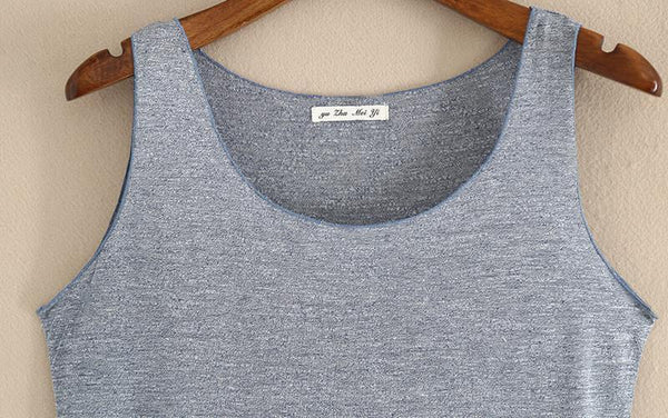 Casual Round Neck Tank Top