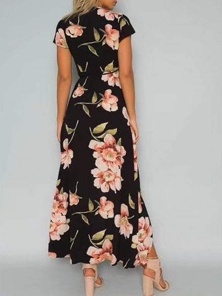 Rosie - Floral Print Maxi Dress
