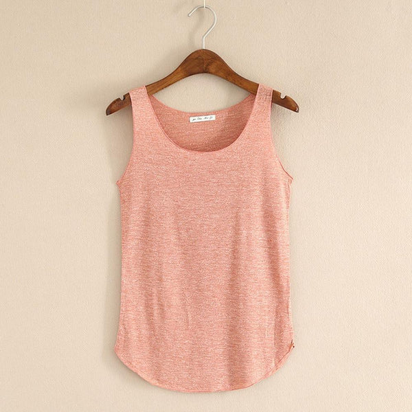 Casual Round Neck Tank Top
