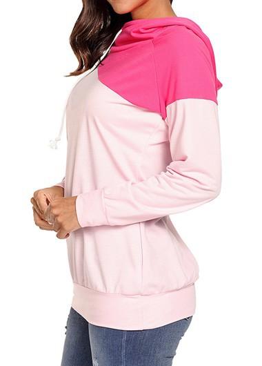 Eliza - Color Block Hooded Sweatshirt