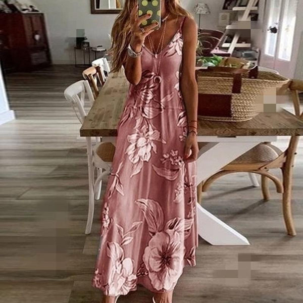 Hanna - Boho Floral Maxi Dress