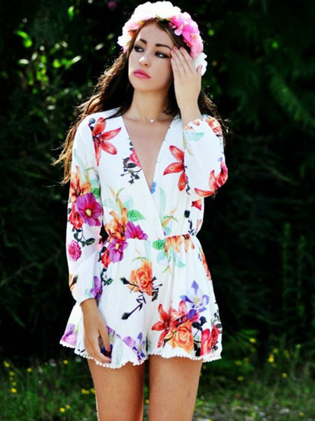 Swoon - Paisley Floral Romper/Playsuit