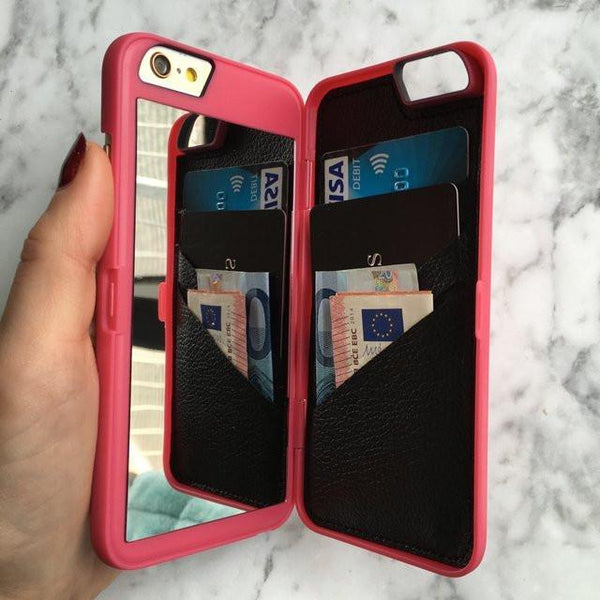 Lily™ - The Luxury Makeup Mirror/Wallet Case for iPhone