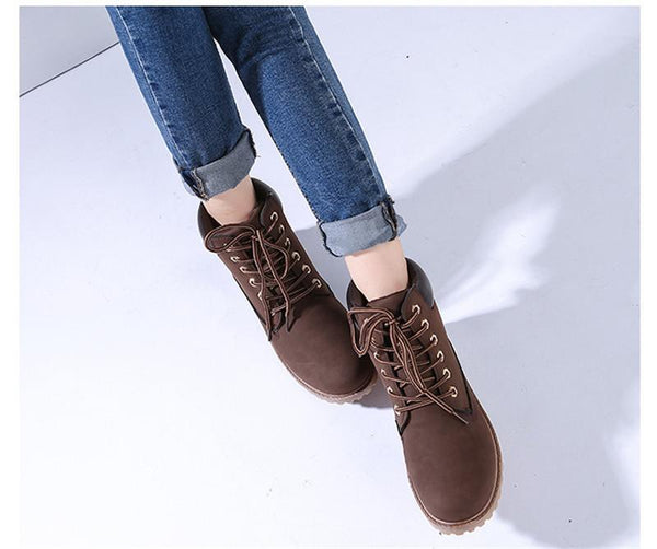 Olwen - Lace Up Ankle Boots