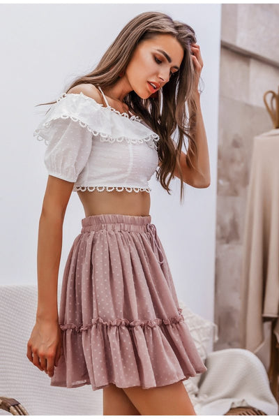 Raelyn - Floral High Waist Skirt