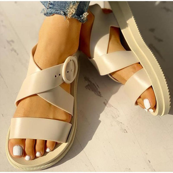 Margery - Rubber Strappy Sandals