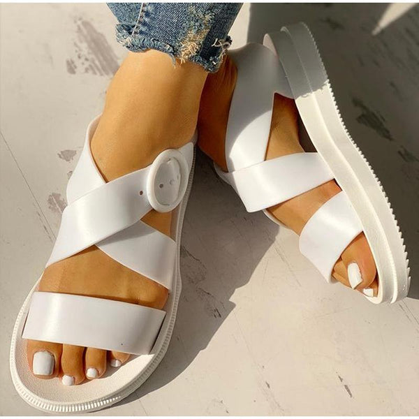 Margery - Rubber Strappy Sandals