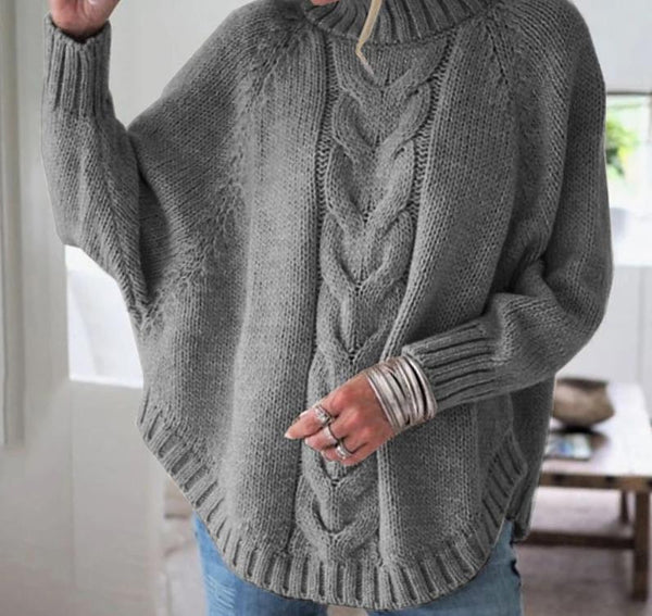 Alina - Knitted Turtleneck Sweater – Speak