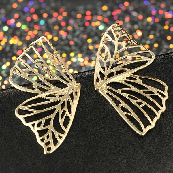 Rose - Hollow Butterfly Wing Earrings