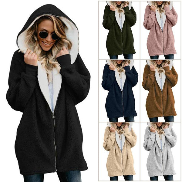 Remi - Fleece Over Size Fluffy Hoodie Sweater