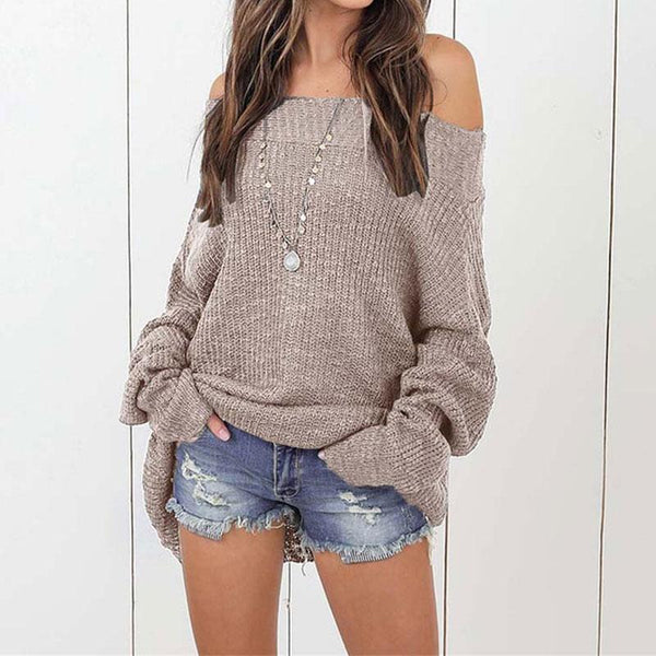Ethel - Off Shoulder Loose Fit Sweater