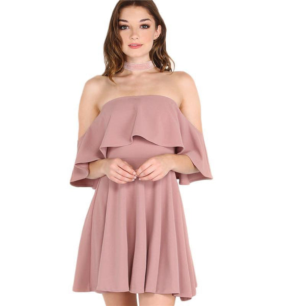 Keira - Ruffle Fold Dress