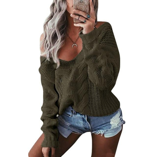Long Sleeve Knitted Sweater