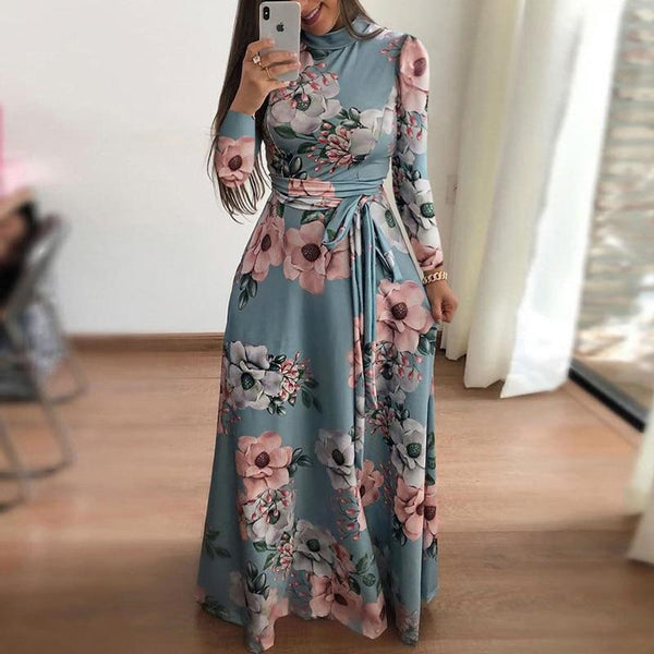 Lilla - Boho Floral Maxi Dress