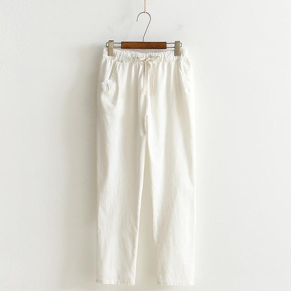 Francie - Casual Cotton Harem Pants