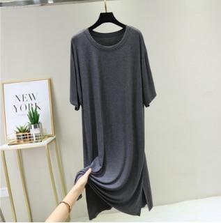 Faye - Plus Size T-Shirt Dress Sleepwear