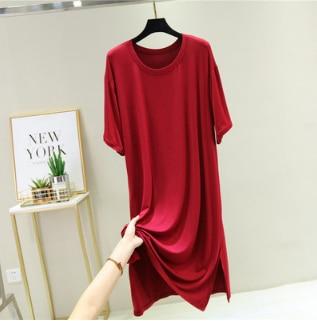 Faye - Plus Size T-Shirt Dress Sleepwear