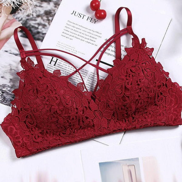 Lace Embroidered Bra