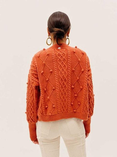 Jenny - Knitted Autumn Cardigan & Camisole