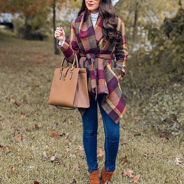 Audrey - Lattice Autumn Coat