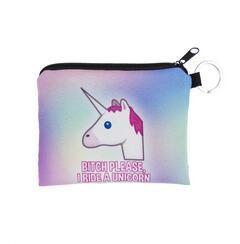 Bitch Please, I Ride a Unicorn - Wallet/Small Makeup Bag