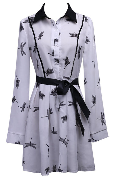 Dragonfly - Print Party Dress