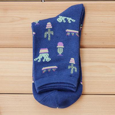 Cacti Pattern Socks