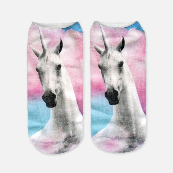 Colorful Unicorn Socks