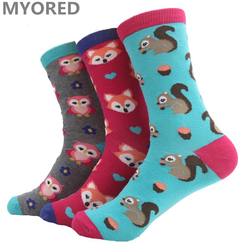 Colorful Woodland Animal Socks – Speak