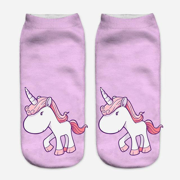 Colorful Unicorn Socks