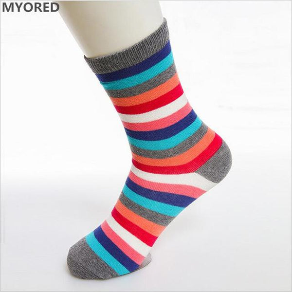 Colorful Woodland Animal Socks