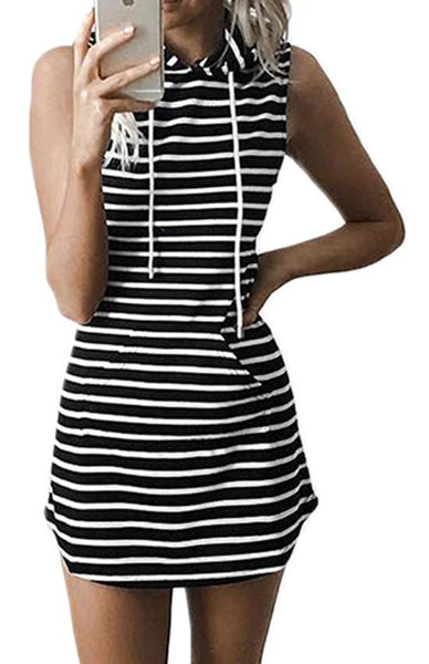 Pariah - Striped Sweater Dress