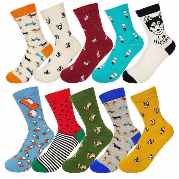 Colorful Pattern Cotton Socks