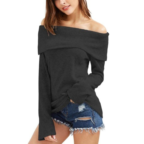 Morgan - Off the Shoulder Pullover Sweater
