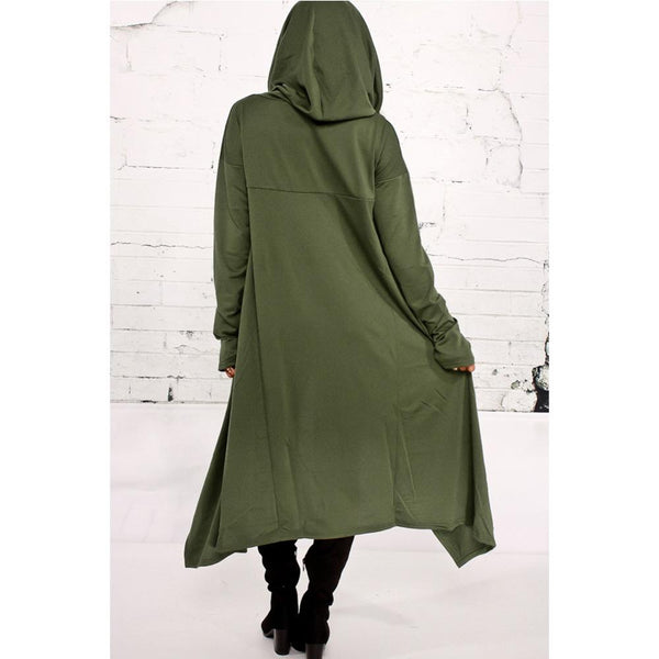 Willow - Oversized Asymmetrical Hooded Pullover