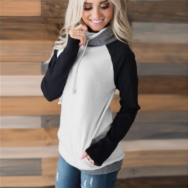 Heaven - Oversized Patchwork Hooded Sweater