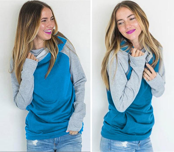 Heaven - Oversized Patchwork Hooded Sweater