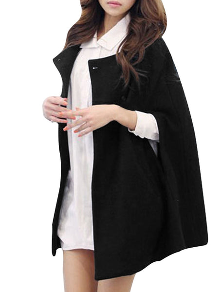 Laci - Slit Sleeve Poncho Coat