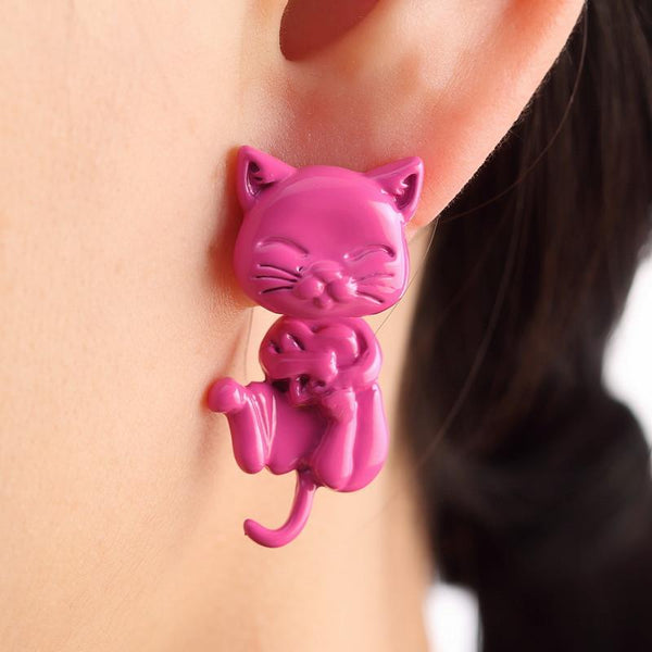 Bijoux Cat Earrings - Stud
