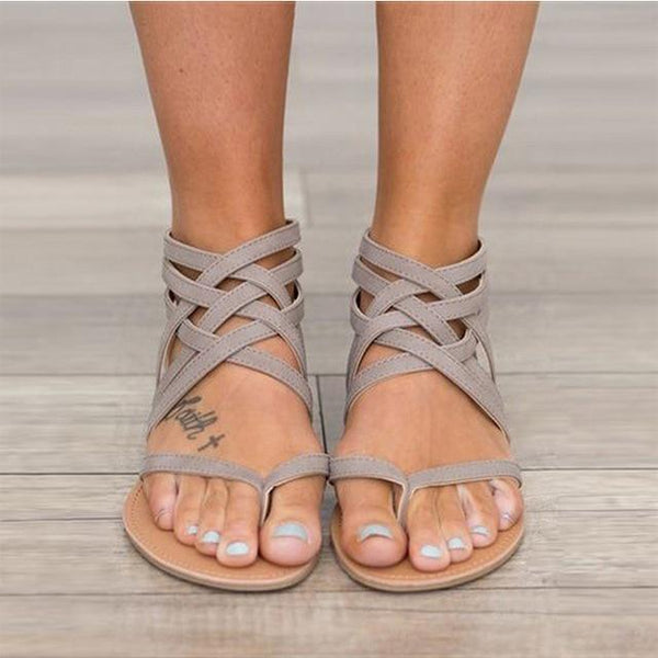 Roman Criss Cross Sandals