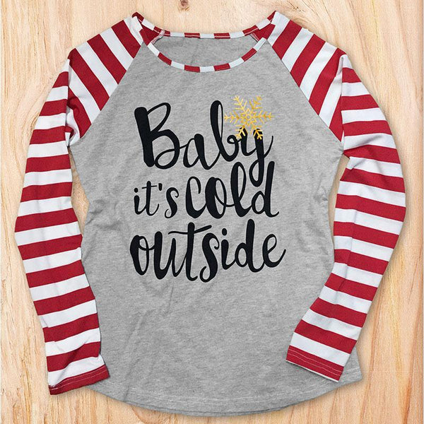 Baby It's Cold Outside Pullover Top