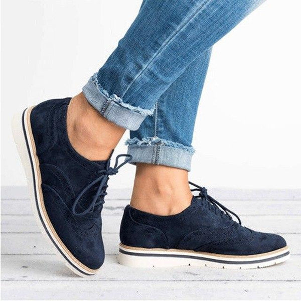 Lace Up Casual Oxford Loafers