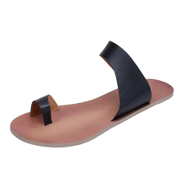 Roman Strappy Flip Flop Shoes