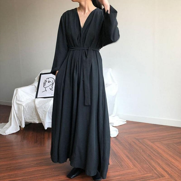 Imani - Oversized Long Sleeve Maxi Dress