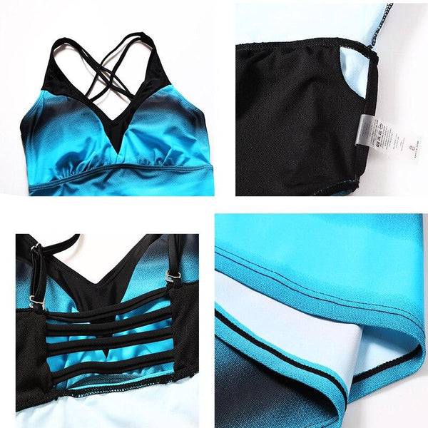 Isabel - Bold Ombre Two Piece Tankini