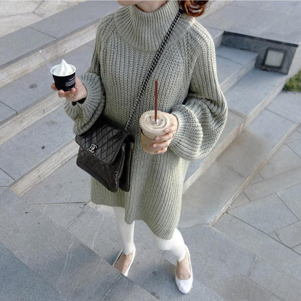 Arianna - Turtleneck Knitted Sweater